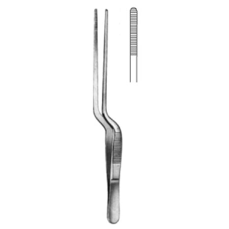 Lucae Ear Dressing Forceps serr (1.0mm tip) 14cm – Surgix Instruments Otology Instrument, SKU 44.0280.14