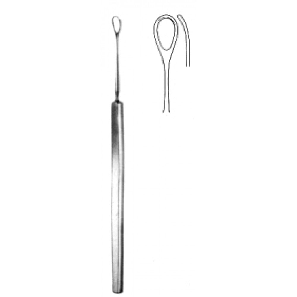 Langenbeck Ear Curette blunt sligh. Curved 13cm – Surgix Instruments Otology Instrument, SKU 44.0320.13