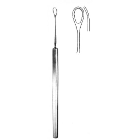 Langenbeck Ear Curette blunt sligh. Curved 13cm – Surgix Instruments Otology Instrument, SKU 44.0320.13