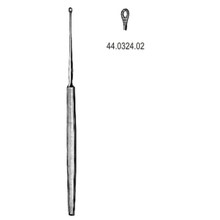 Shapleigh Ear Curette Straight 2mm, 13cm – Surgix Instruments Otology Instrument, SKU 44.0324.02