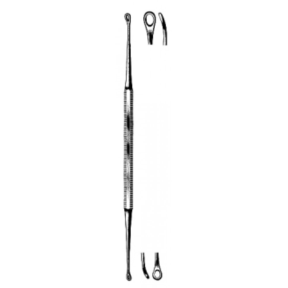 Mod.Martin Curette blunt D/E 17cm – Surgix Instruments Otology Instrument, SKU 44.0334.17