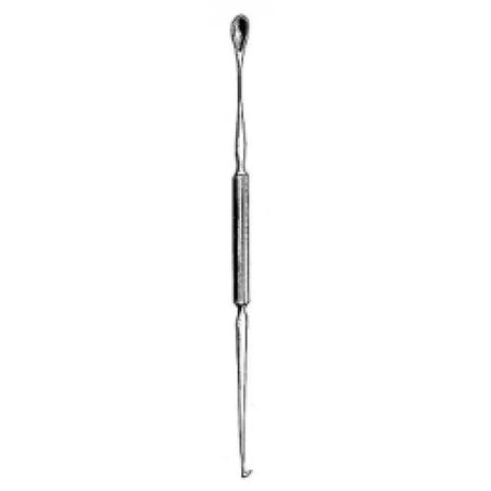 Gross Ear Spoon with Hook 12cm – Surgix Instruments Otology Instrument, SKU 44.0352.12