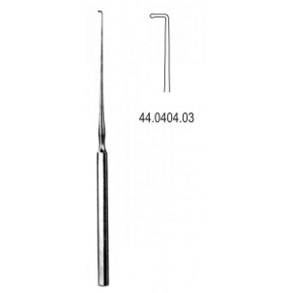 Lucae Ear Hook buttoned 14cm Fig.3 – Surgix Instruments Otology Instrument, SKU 44.0404.03