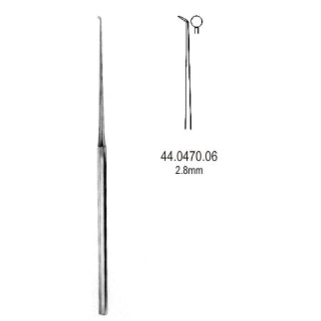 Rosen micro round knife 2.8mm, 15cm – Surgix Instruments Otology Instrument, SKU 44.0470.06