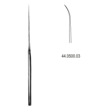 Barbara Micro Otology needle Curved 15cm – Surgix Instruments Otology Instrument, SKU 44.0500.03