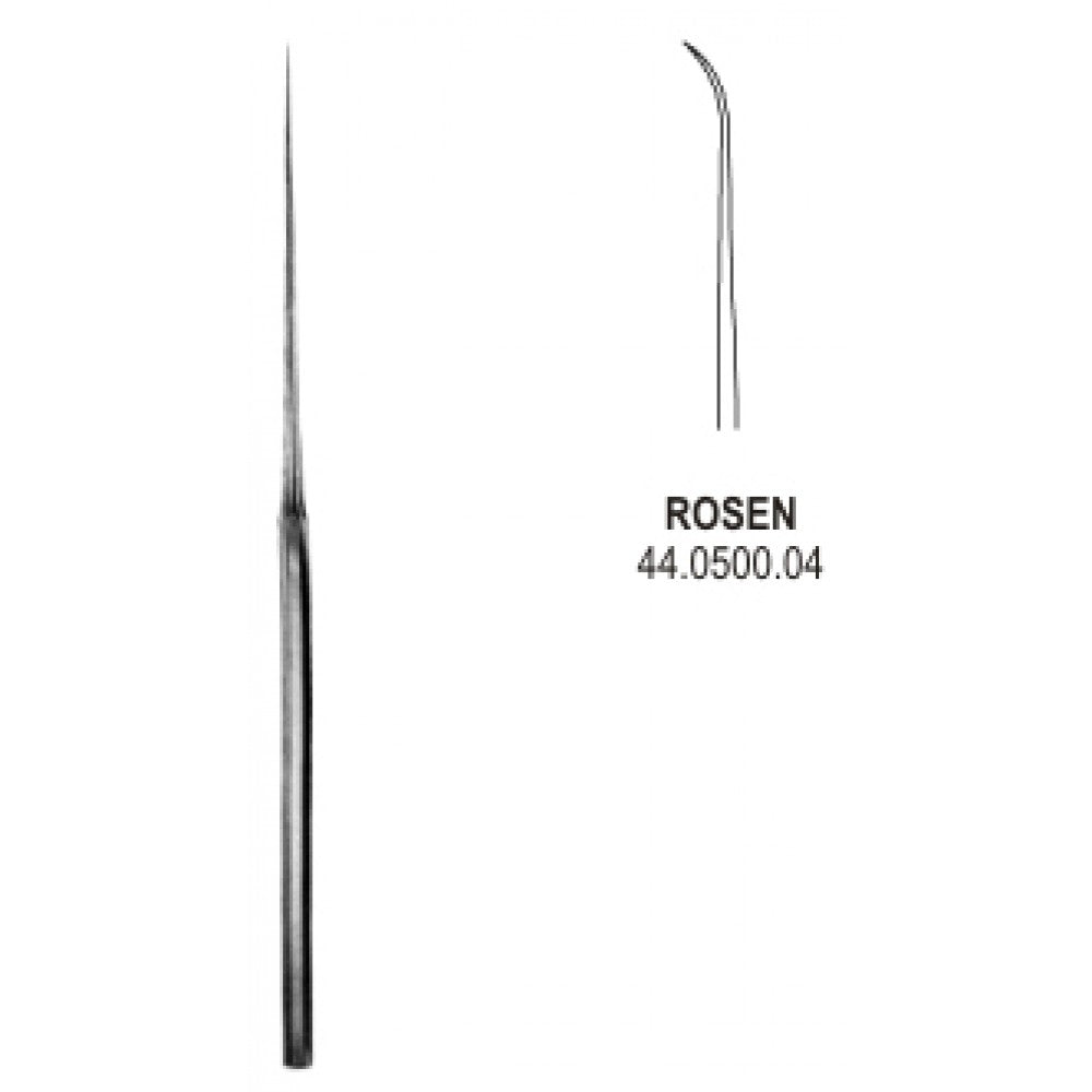 Rosen Micro Otology needle Curved 15cm – Surgix Instruments Otology Instrument, SKU 44.0500.04