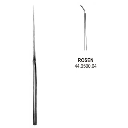 Rosen Micro Otology needle Curved 15cm – Surgix Instruments Otology Instrument, SKU 44.0500.04