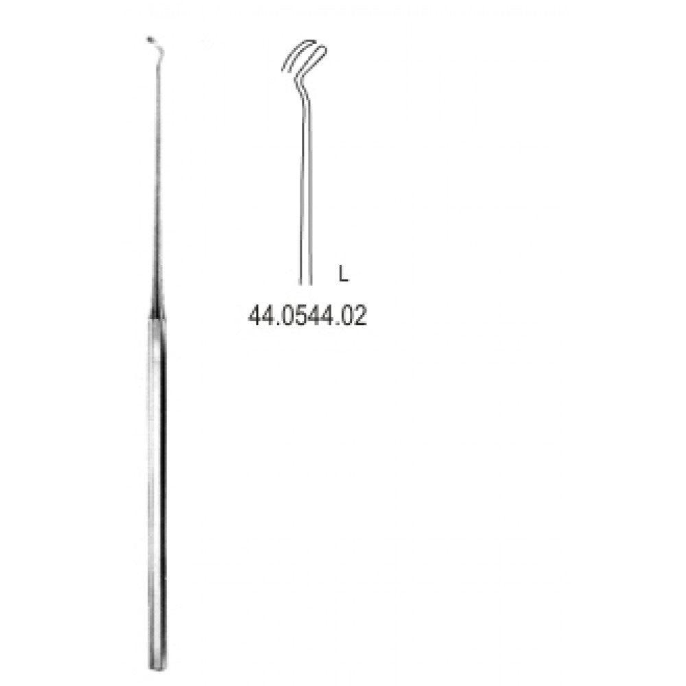 Fisch Dissector dbl. Curved left, 16cm – Surgix Instruments Otology Instrument, SKU 44.0544.02