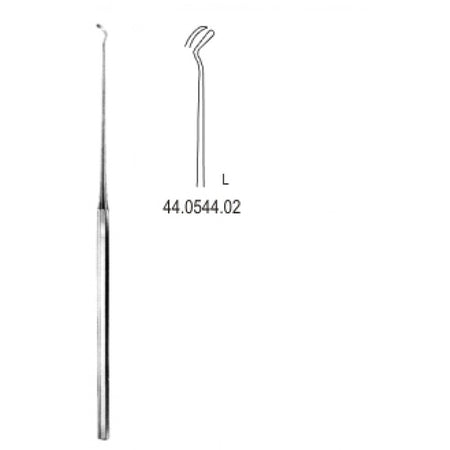 Fisch Dissector dbl. Curved left, 16cm – Surgix Instruments Otology Instrument, SKU 44.0544.02