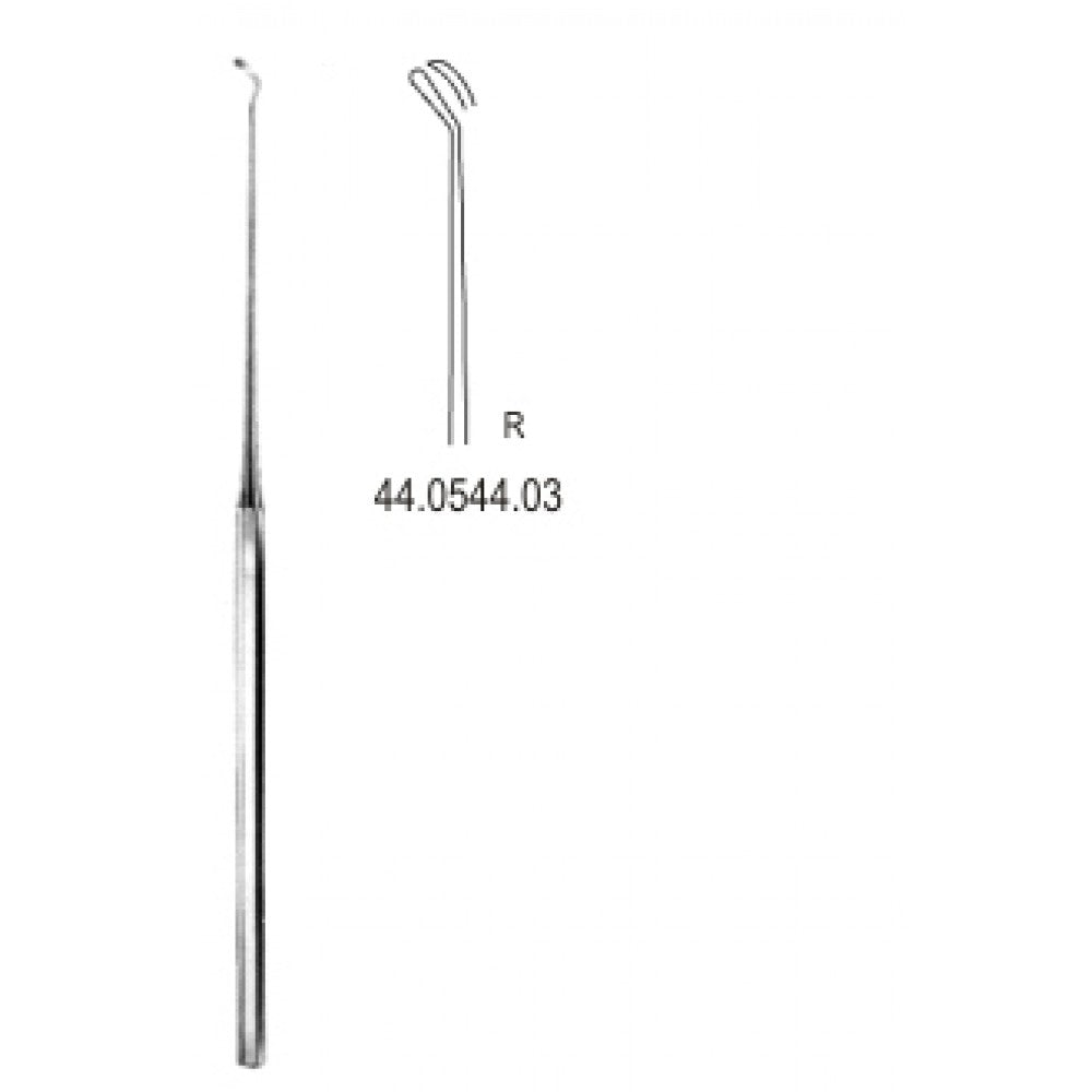 Fisch Dissector Curved right, 16cm – Surgix Instruments Otology Instrument, SKU 44.0544.03