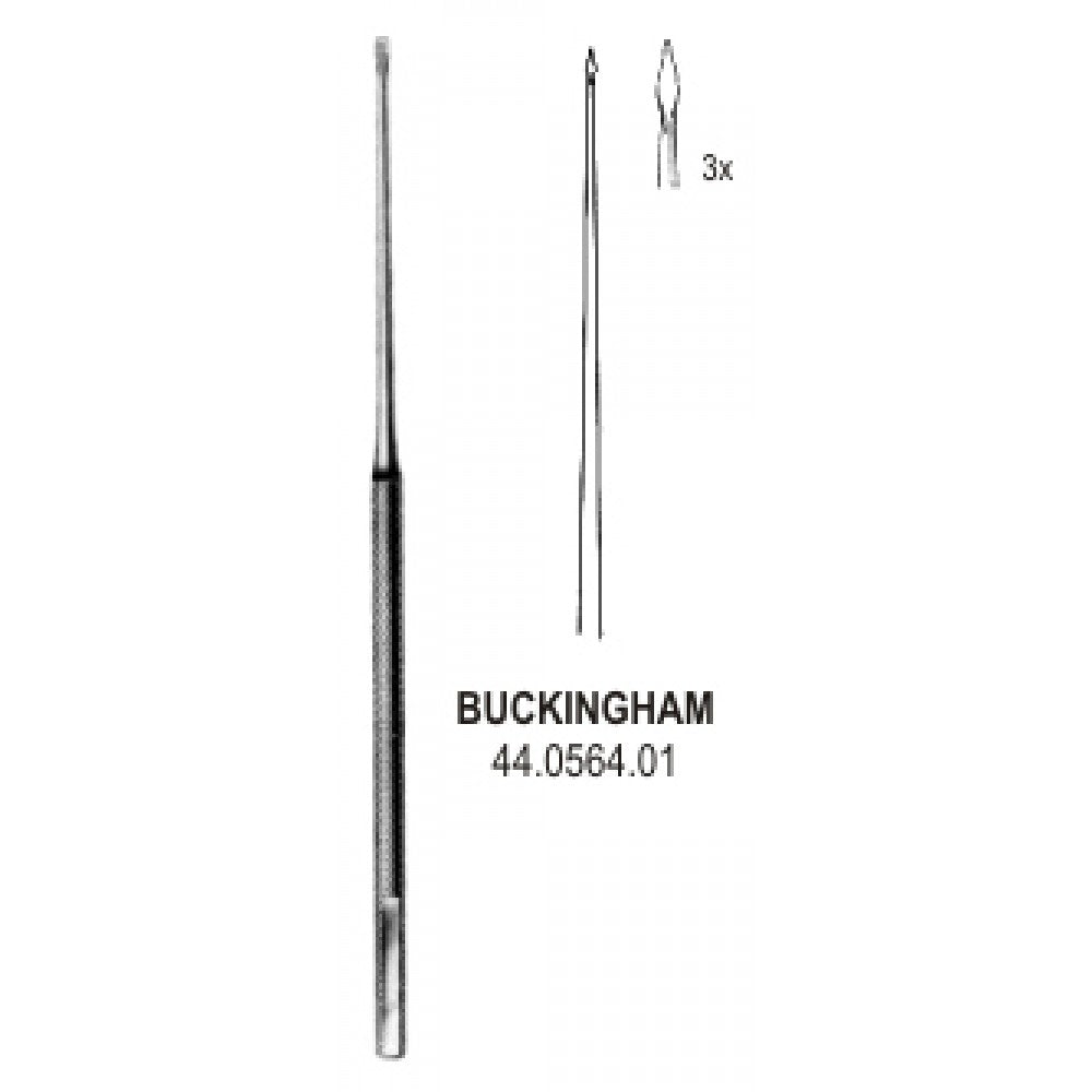 Buckingham Footplate Hand Instrument Fig.1 – Surgix Instruments Otology Instrument, SKU 44.0564.01