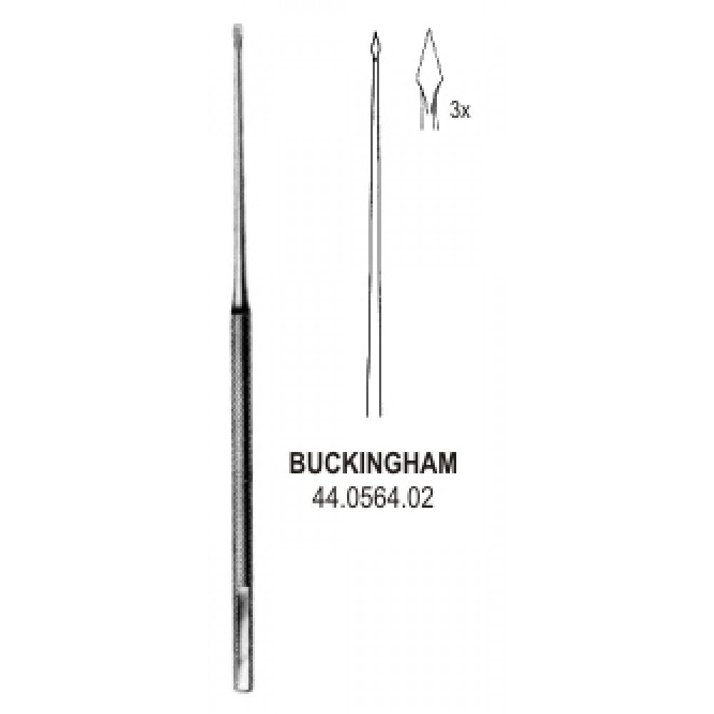 Buckingham Footplate Hand Instrument Fig.2 – Surgix Instruments Otology Instrument, SKU 44.0564.02