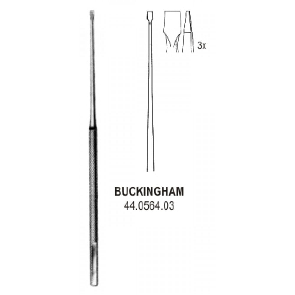 Buckingham Footplate Hand Instrument Fig.3 – Surgix Instruments Otology Instrument, SKU 44.0564.03