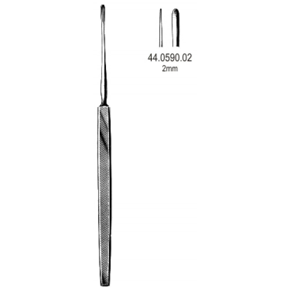 Lempert Elevator S/E Straight 2mm, 19cm – Surgix Instruments Otology Instrument, SKU 44.0590.02