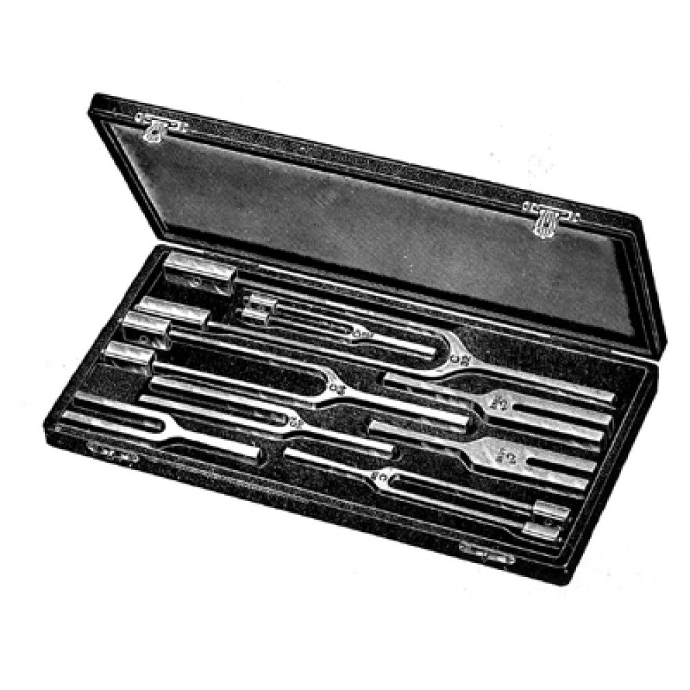 Hartmann Ostmann Tunning Fork set/8 in case – Surgix Instruments Otology Instrument, SKU 44.0660.00