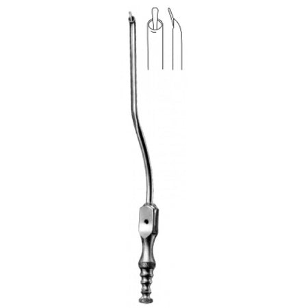 Guilen Antrum and Frontal Sinus wash cannula, 20cm - Surgix Instruments Stainless Steel Surgical Cannula