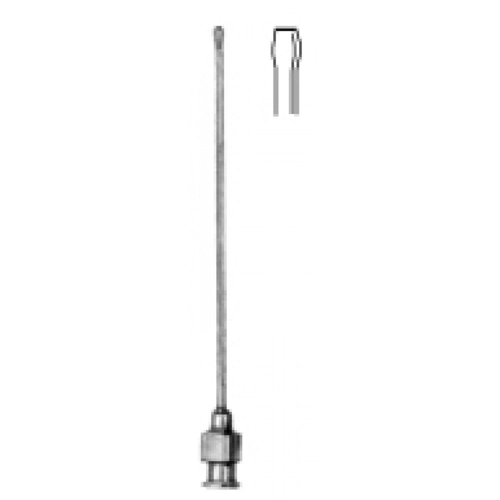 Hajeck Frontal Sinus Cannula 1.5mm, 17cm - Surgix Instruments Stainless Steel Surgical Cannula