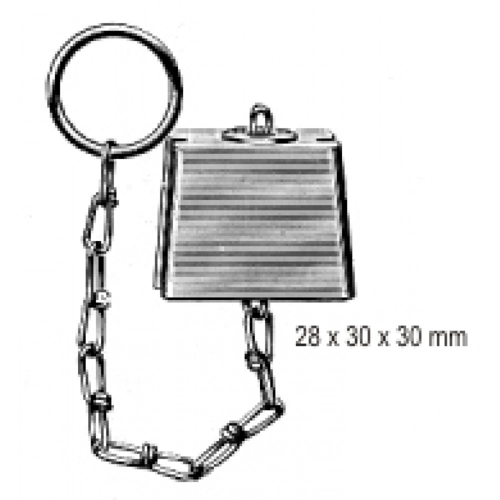 Rubber Wedge with chain – Surgix Instruments, SKU 48.0010.02