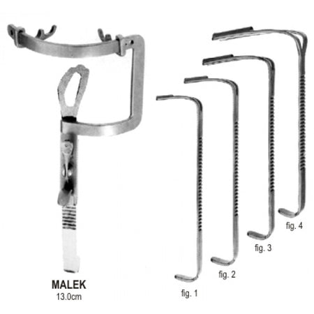 Malek Mouth Gag pediatric w/4 Tongue plates – Surgix Instruments, SKU 48.0120.00