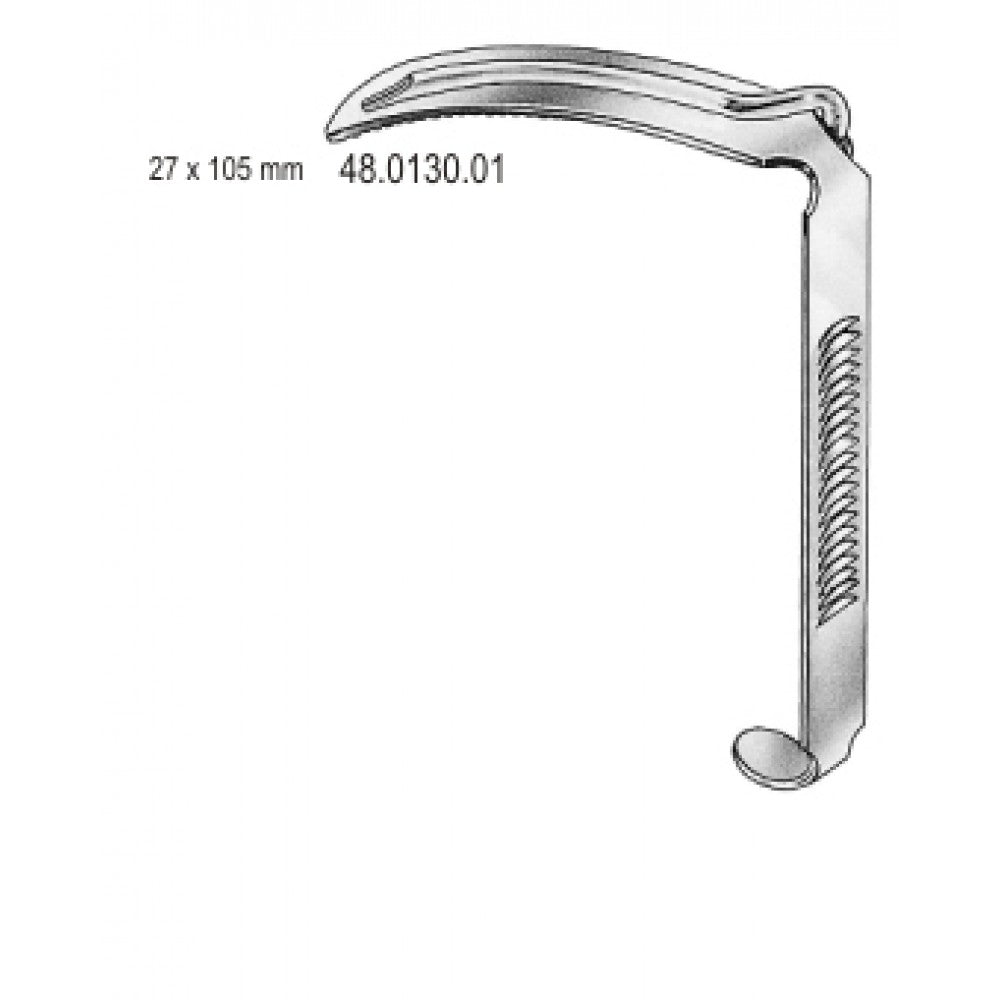 Tongue Plate for Davis Boyle Fig.1, 27x105mm – Surgix Instruments, SKU 48.0130.01