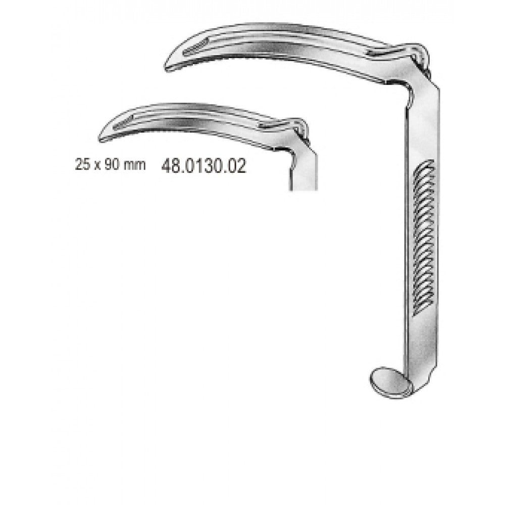Tongue Plate for Davis Boyle Fig.2, 25x90mm – Surgix Instruments, SKU 48.0130.02