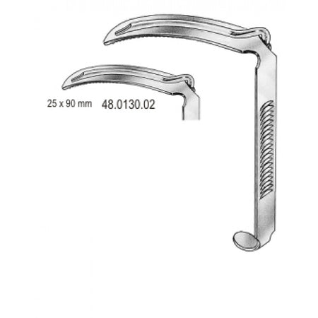 Tongue Plate for Davis Boyle Fig.2, 25x90mm – Surgix Instruments, SKU 48.0130.02