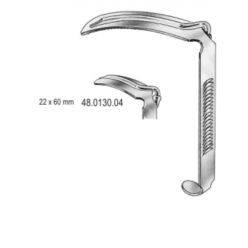 Tongue Plate for Davis Boyle Fig.4, 22x60mm – Surgix Instruments, SKU 48.0130.04