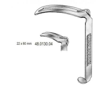 Tongue Plate for Davis Boyle Fig.4, 22x60mm – Surgix Instruments, SKU 48.0130.04