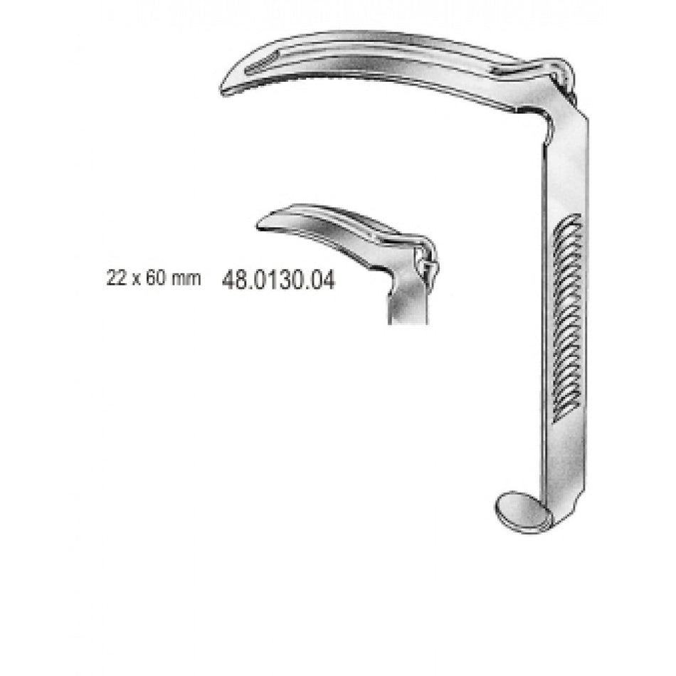Tongue Plate for Davis Boyle Fig.4, 22x60mm – Surgix Instruments, SKU 48.0130.04