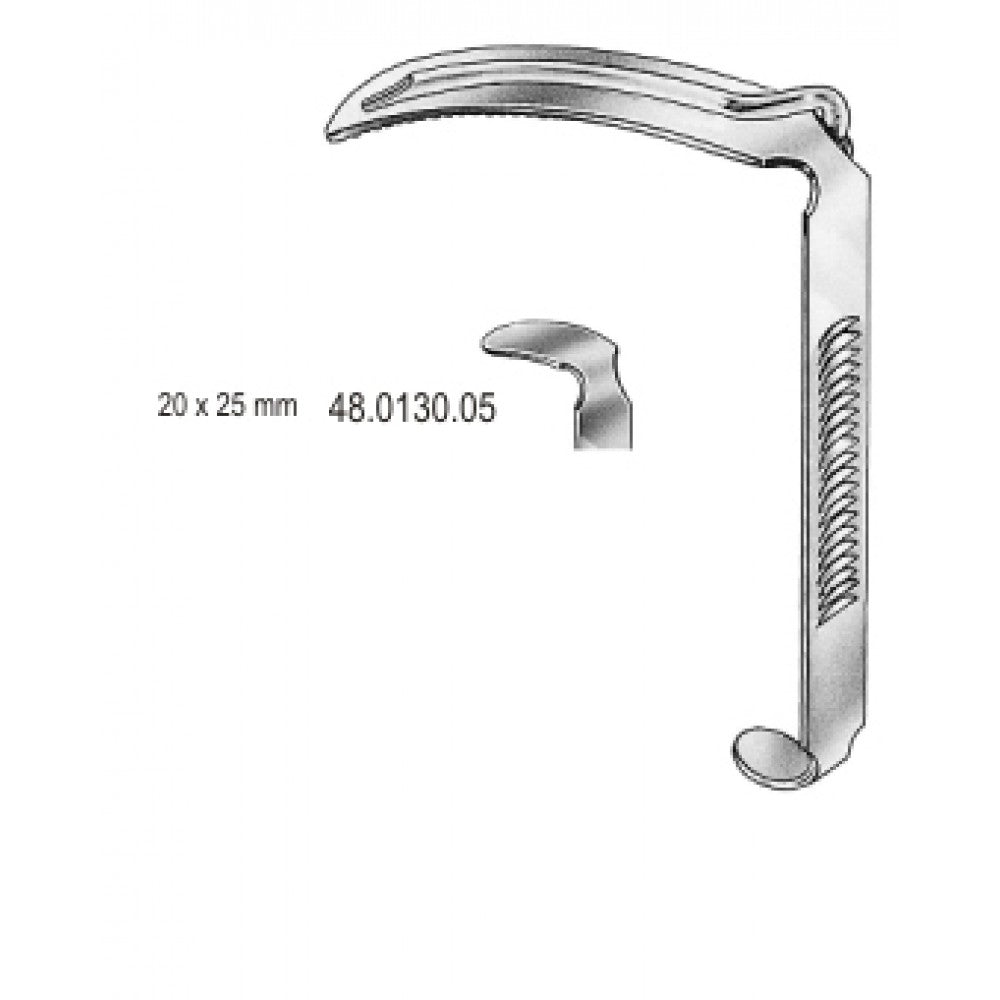 Tongue Plate for Davis Boyle Fig.5, 20x25mm – Surgix Instruments, SKU 48.0130.05