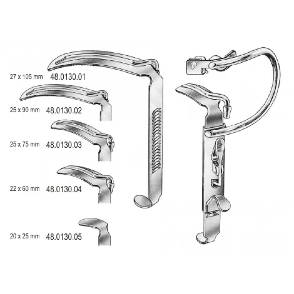 Davis Boyle Mouth Gag (ADULT) w/5 T/plates – Surgix Instruments, SKU 48.0130.00