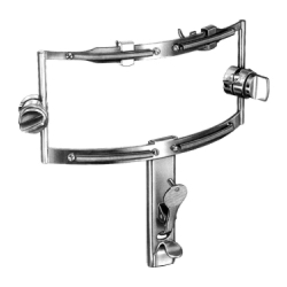 Dingman mouth gag frame with 2 cheek Retractor – Surgix Instruments, SKU 48.0134.10