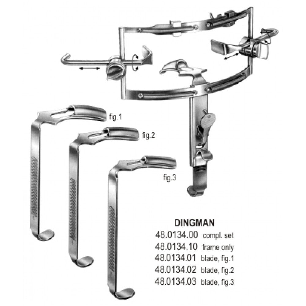 Dingman Cleft Palate Repair Mouth Gag set – Surgix Instruments, SKU 48.0134.00