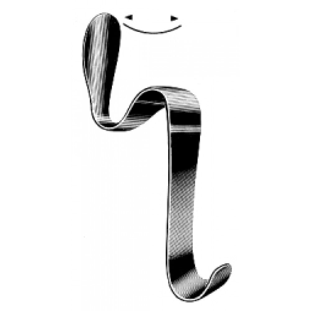 Bishop Cheek and Lip Retractor D/E 22mm, 13cm – Surgix Instruments, SKU 48.0174.13