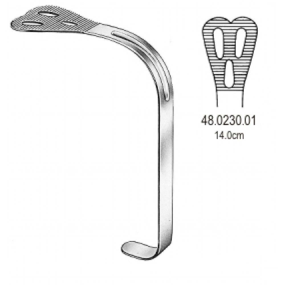 Wieder Tongue Depressor Fig.1, 14cm – Surgix Instruments, SKU 48.0230.01