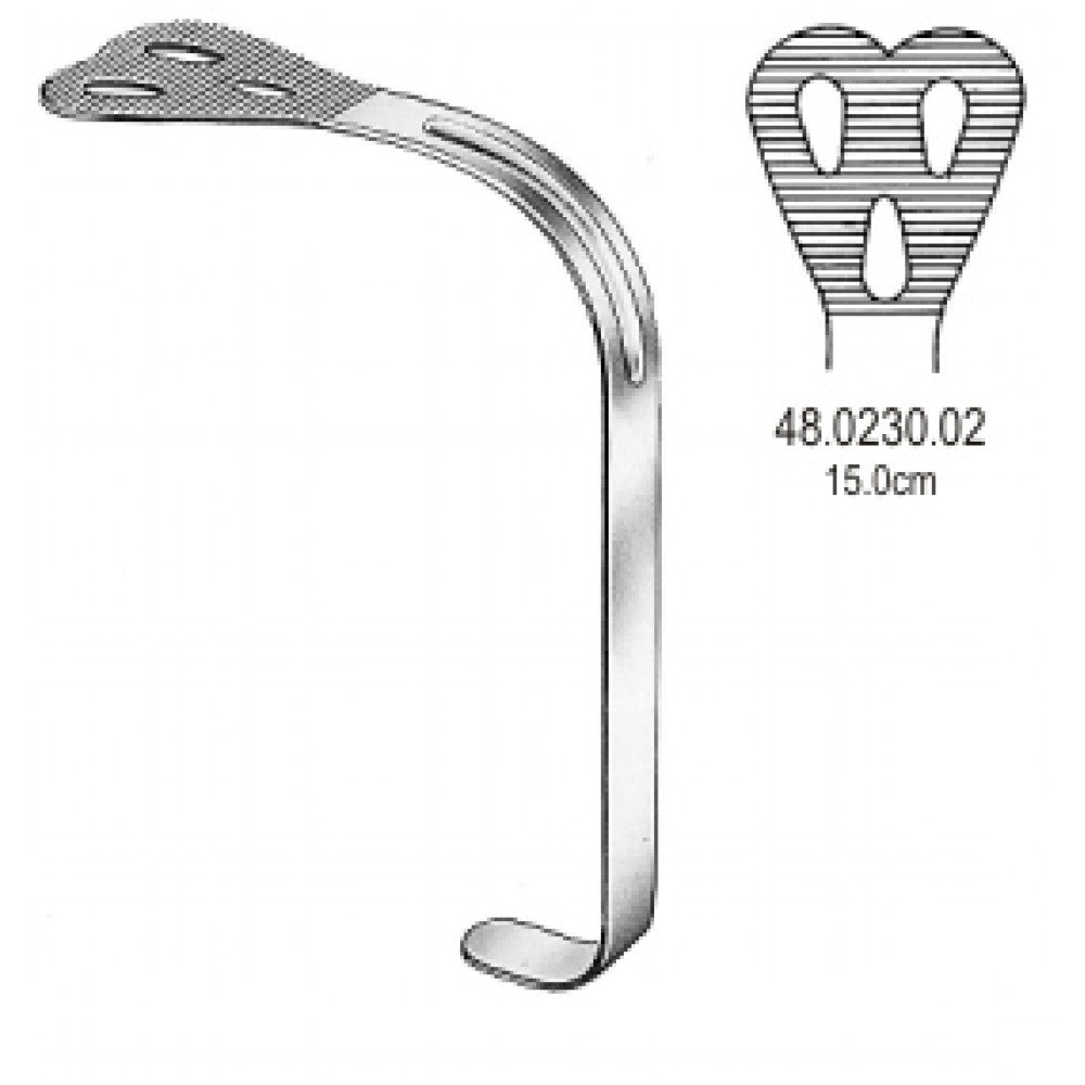 Wieder Tongue Depressor Fig.2, 15cm – Surgix Instruments, SKU 48.0230.02
