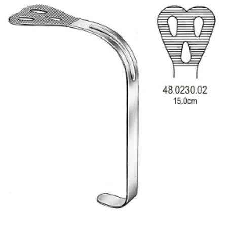 Wieder Tongue Depressor Fig.2, 15cm – Surgix Instruments, SKU 48.0230.02