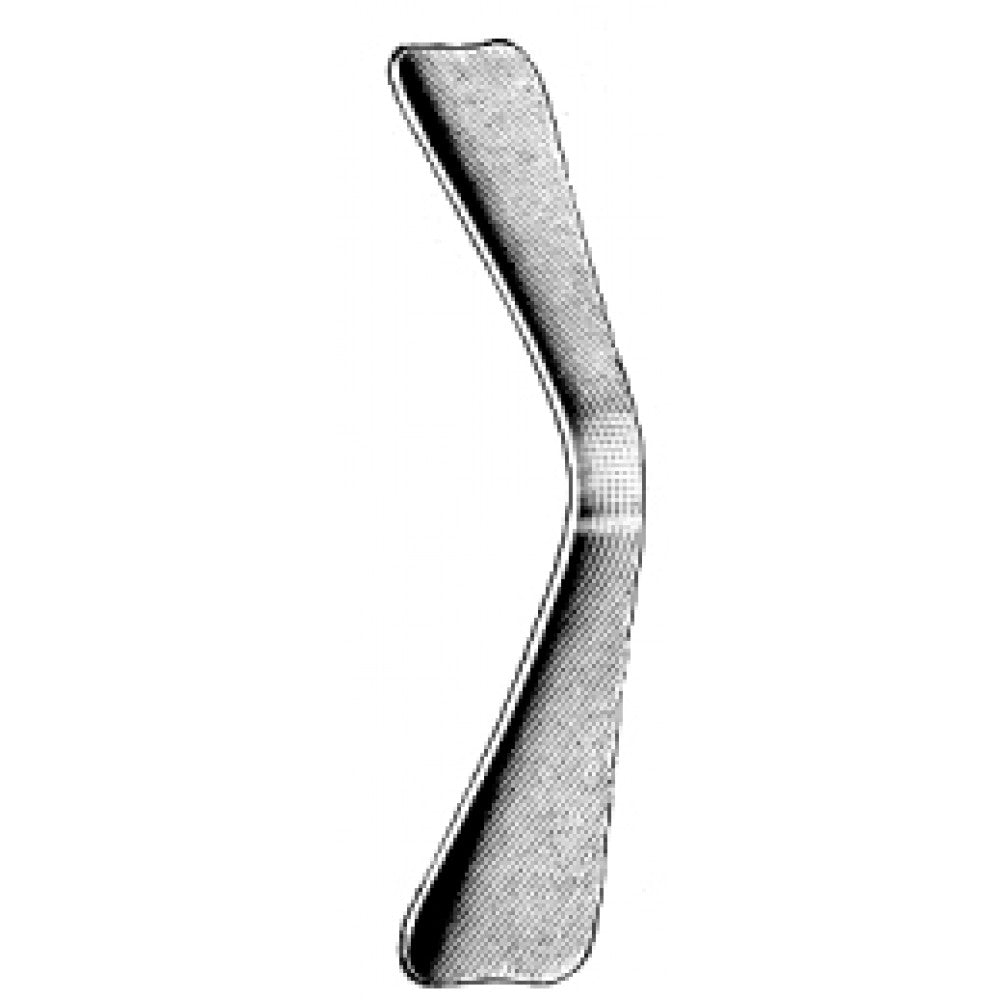 Doyen Tongue Depressor angled 16cm – Surgix Instruments, SKU 48.0236.16