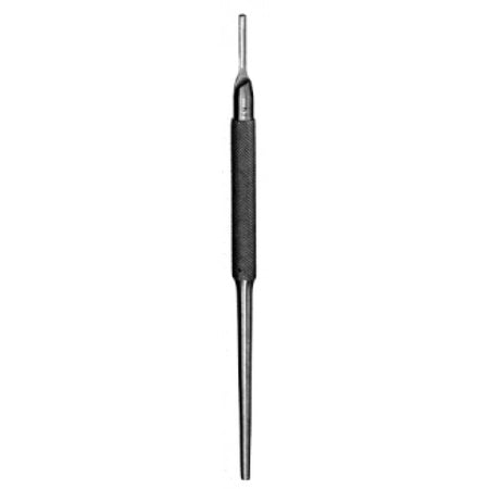 Scalpel Handle Straight round handle #3, 14.5cm – Surgix Instruments, SKU 48.0410.14