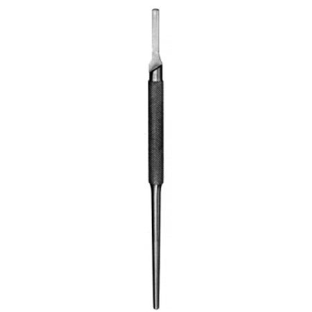 Scalpel Handle Straight round handle #4, 16cm – Surgix Instruments, SKU 48.0412.16