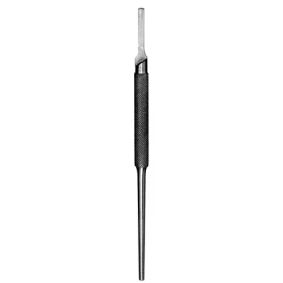 Scalpel Handle Straight round handle #4, 16cm – Surgix Instruments, SKU 48.0412.16