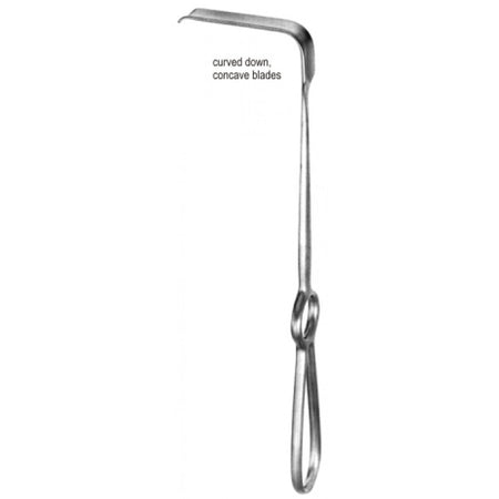 Obwegeser Soft Tissue Retractor down 10x42mm, 22cm - Surgix Instruments Stainless Steel Medical Instrument