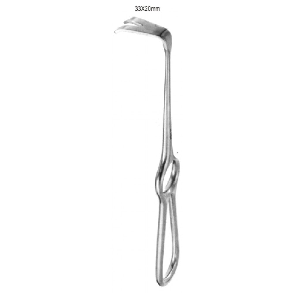 Wassmund Soft Tissue Retractor 33x20mm, 21cm - Surgix Instruments Stainless Steel Medical Instrument