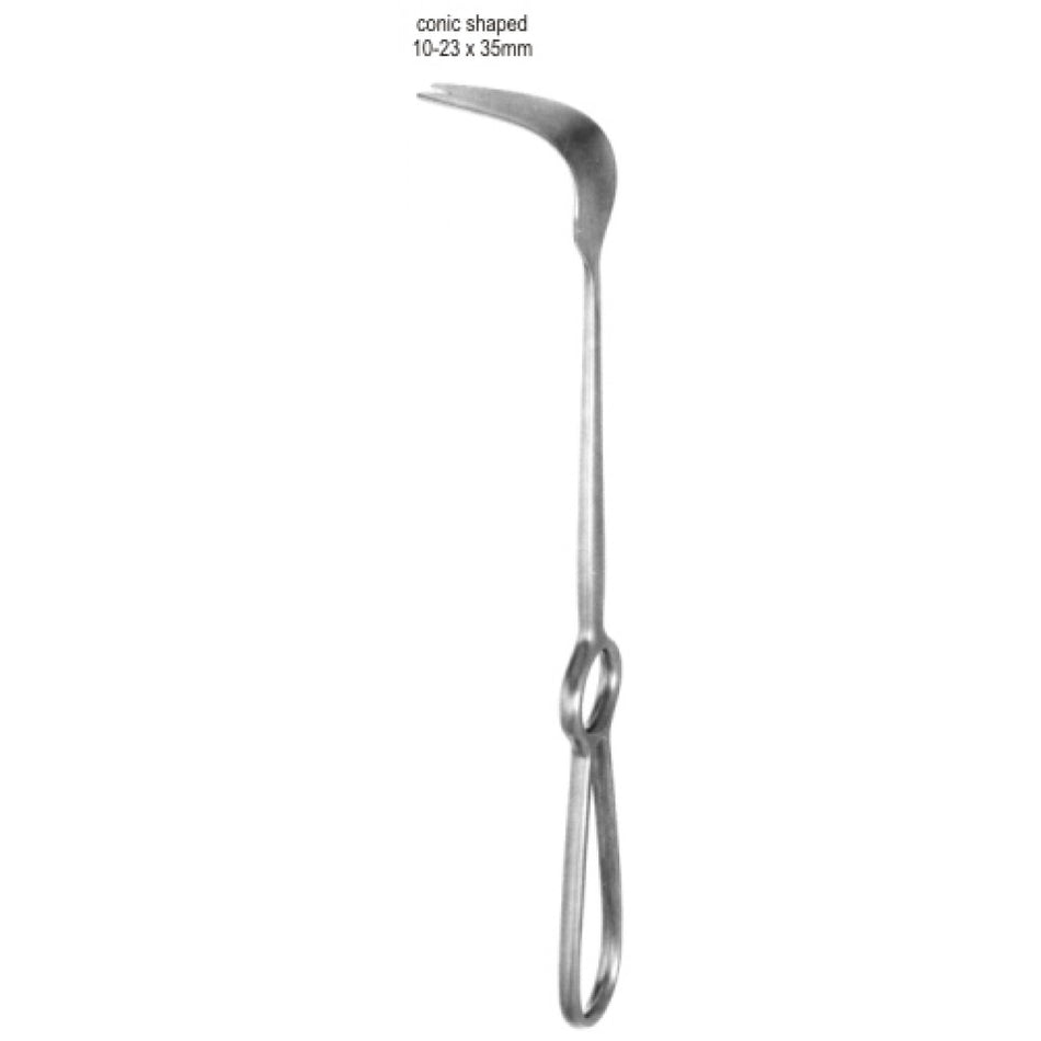 Obwegeser Nasal Spine Retractor 10-23x35mm, 22cm - Surgix Instruments Stainless Steel Medical Instrument
