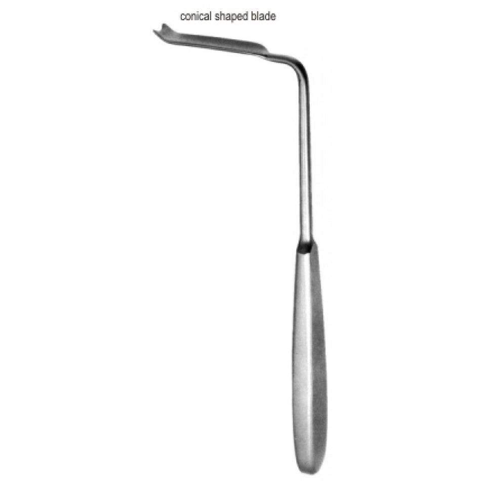 Obwegeser Mandibular Rim Retractor 9-12x55mm, 20cm - Surgix Instruments Stainless Steel Medical Instrument