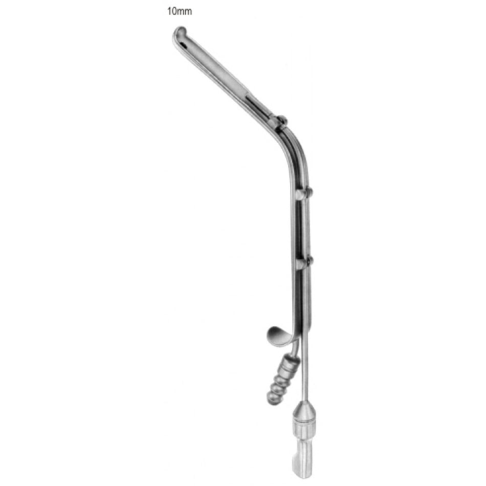 Bremerich Channel Retractor 10mm, 22.5cm with suction - Surgix Instruments Stainless Steel Medical Instrument