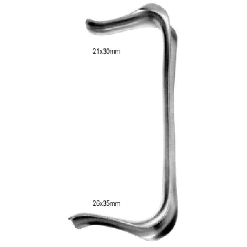 Cheek and Lip Retractor D/E 21x30mm, 26x35mm, 18cm - Surgix Instruments Stainless Steel Medical Instrument