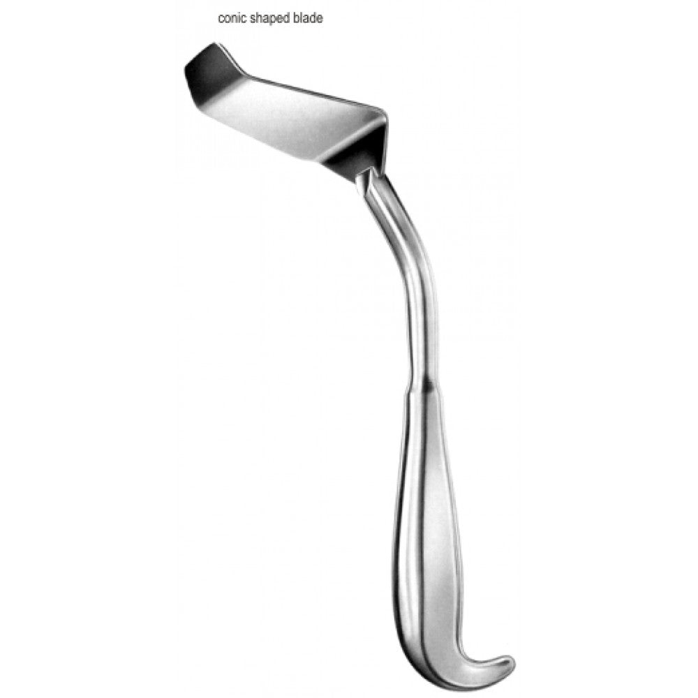 Obwegeser Lliac Crest Retractor 30-60x60mm, 24.5cm - Surgix Instruments Stainless Steel Medical Instrument