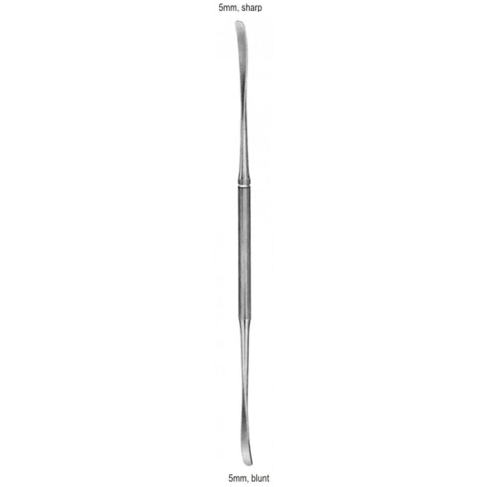 Salzburg Perio. Elevator sh/bl 5x5mm, 24.5cm - Surgix Instruments Stainless Steel Medical Instrument