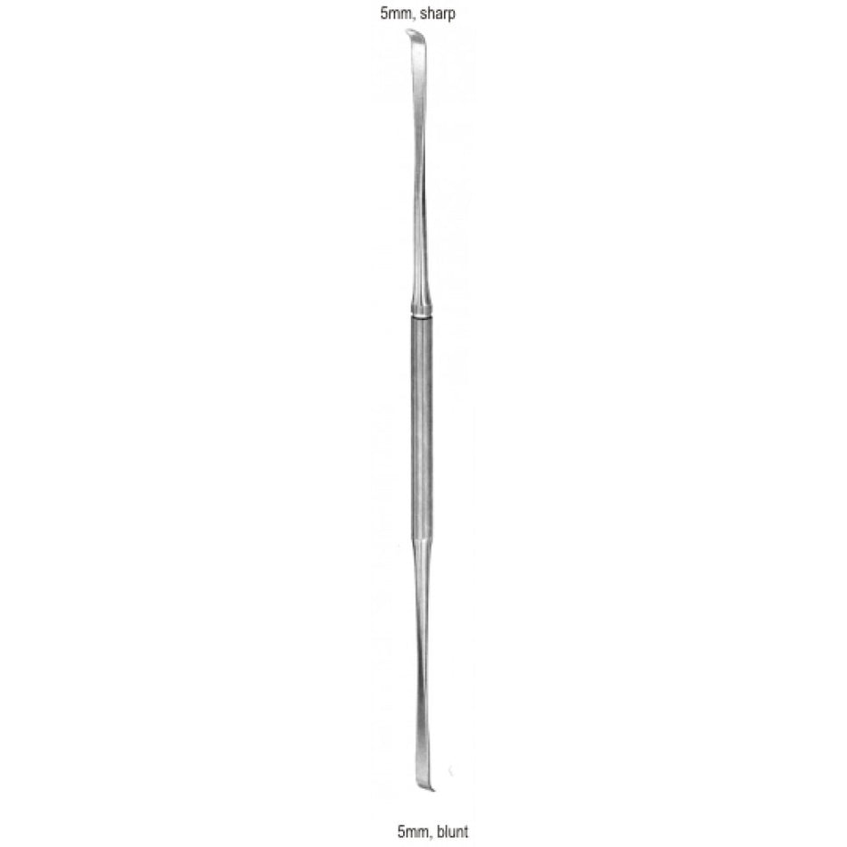 Salzburg Perio. Elevator sh/bl 5x5mm, 24.5cm - Surgix Instruments Stainless Steel Medical Instrument